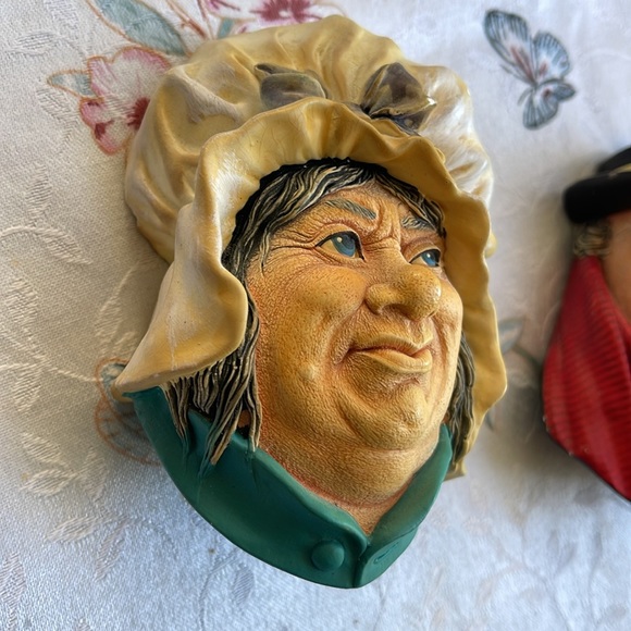 Bossons Wall Head Sarah Gamp Vintage 1964 England - Picture 3 of 12